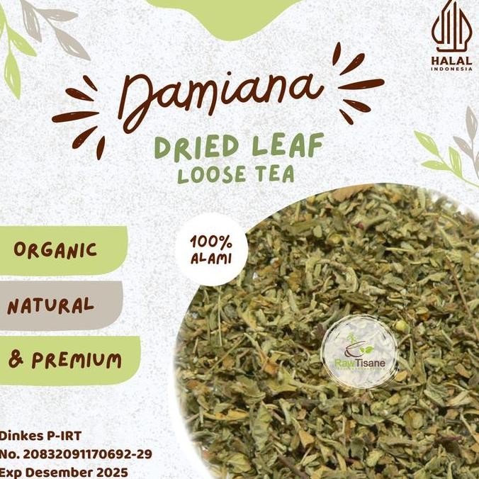 

SALE!!! Damiana Leaf Tea / Teh Daun Damiana Isi 50 Gram