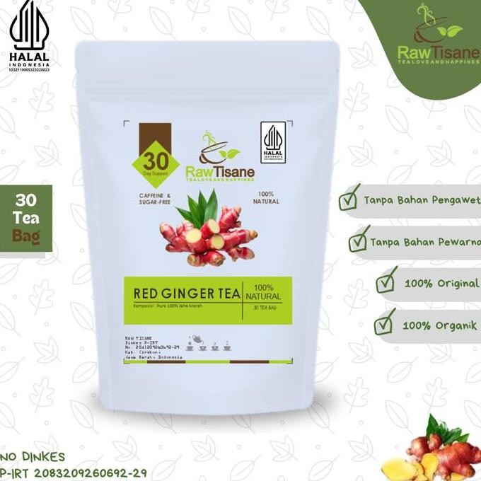 

SALE!!! Red Ginger Tea : Pure Teh Jahe Merah Isi 30 Tea Bag