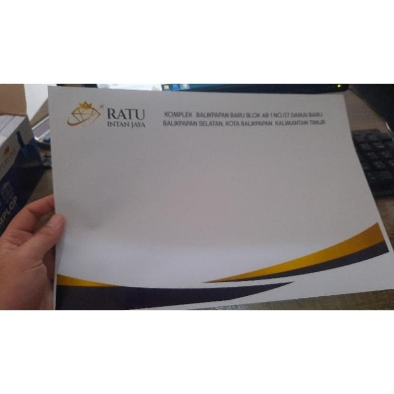 

Cetak Amplop Folio Putih 100GRM Custom-Free Design RB07