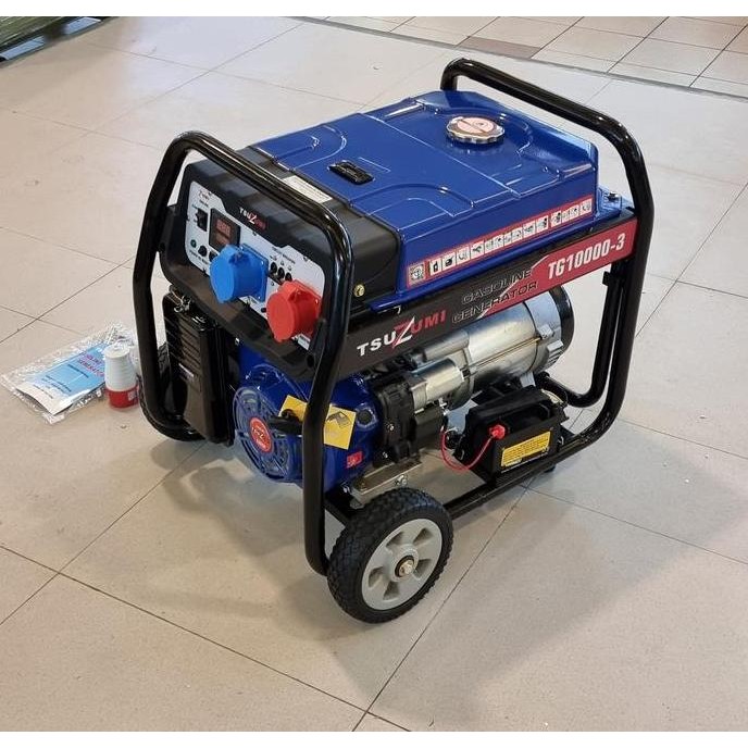 

Terlaris Genset 10 Kva 8000 Watt 3 Phase Tsuzumi Tg 10000 -3 , 100% Tembaga Avr