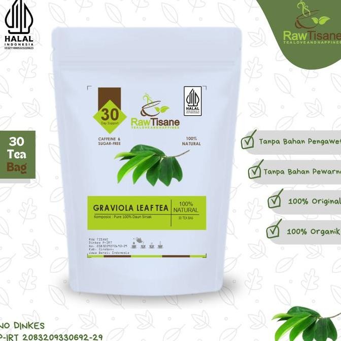 

SALE!!! Graviola Leaf Tea : Teh Daun Sirsak Isi 30 Tea Bag