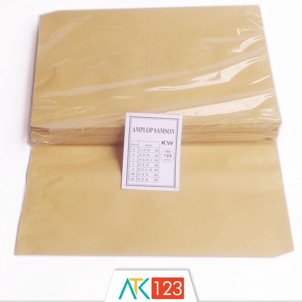 

Amplop Coklat / Samson Guanaco (Kwarto) isi 100 Buah RB07