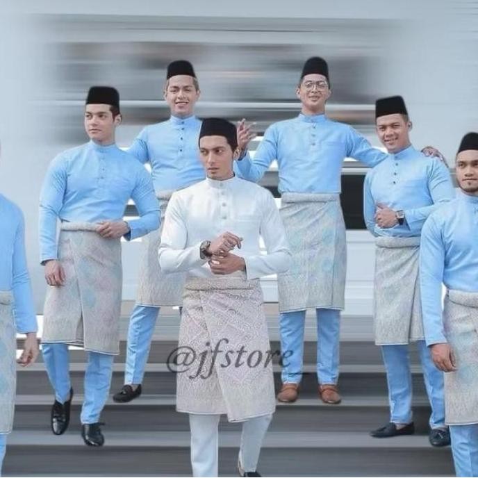 Baju Koko Melayu Pria Dewasa Pakaian Adat Melayu Tradisional Highqulity Baloteli Bisa Cod