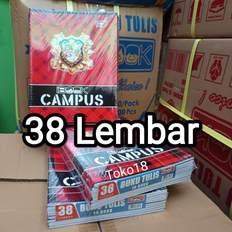 

1 Pak Buku Campus Kecil Ibook 38 Lembar(Isi 10 Buku) RB07