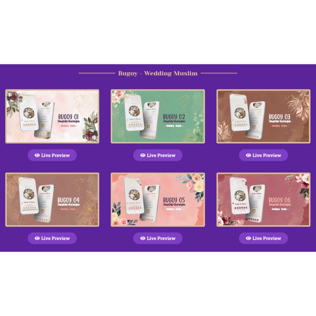 Template Bugoy Undangan Digital WP Plugin + Kewud