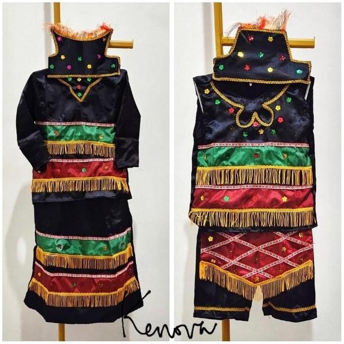 Baju Adat Papua Anak Laki Dan Perempuan Paud Tk Sd