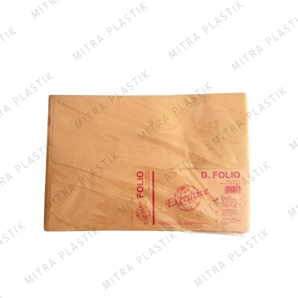 

Amplop Coklat D FV isi 100 pcs / Amplop Kertas Envelope Besar Cokelat RB07