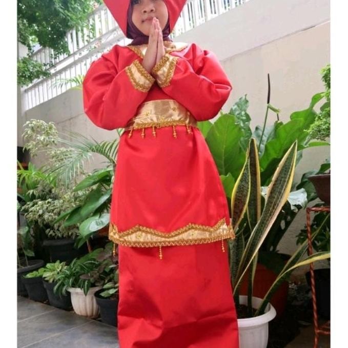 Baju Adat Anak Padang Perempuan Tk Sd / Baju Adat Minang