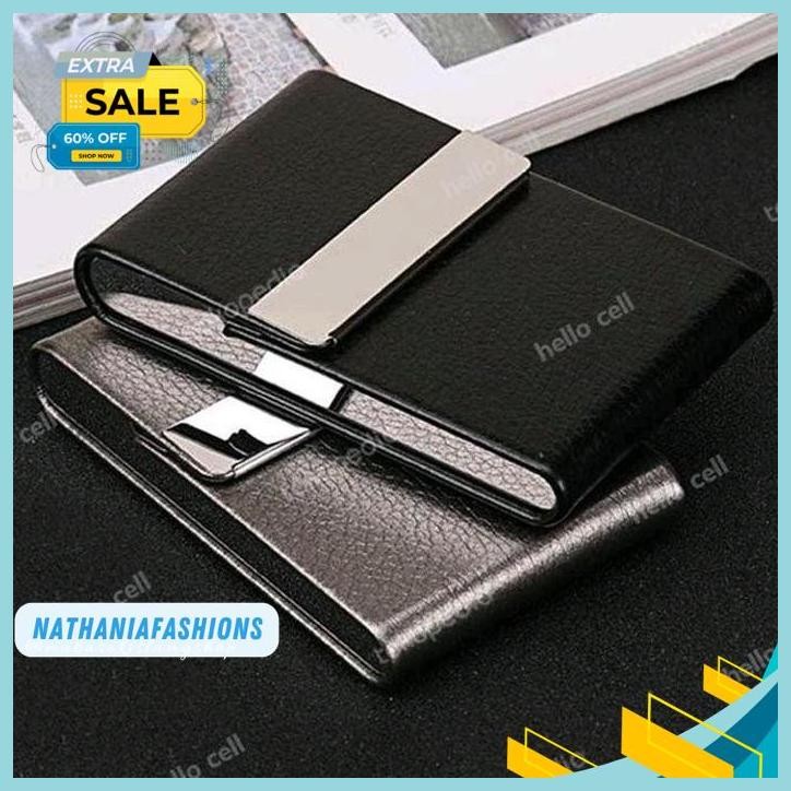 

DOMPET WALLET KARTU NAMA CREDIT CARD METAL KULIT SINTETIS CASE ELEGANT PALING MURAH !