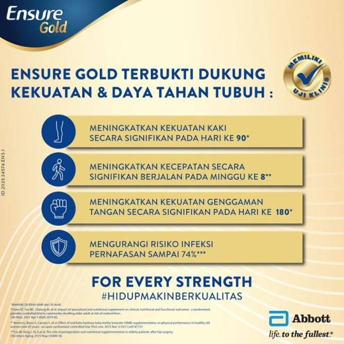 

(Expert) Ensure Gold Gandum 380 Gr Kaleng Singapore 380Gr 400 850 900