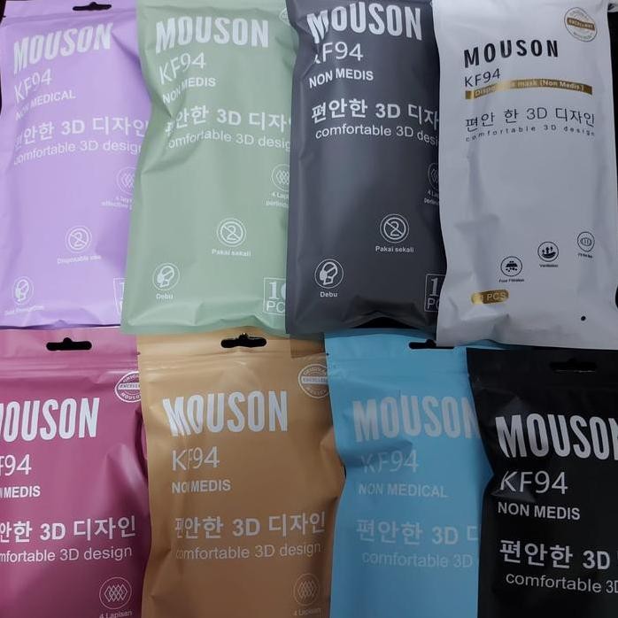 Terlaris Masker Kf94 Mouson 10Pc