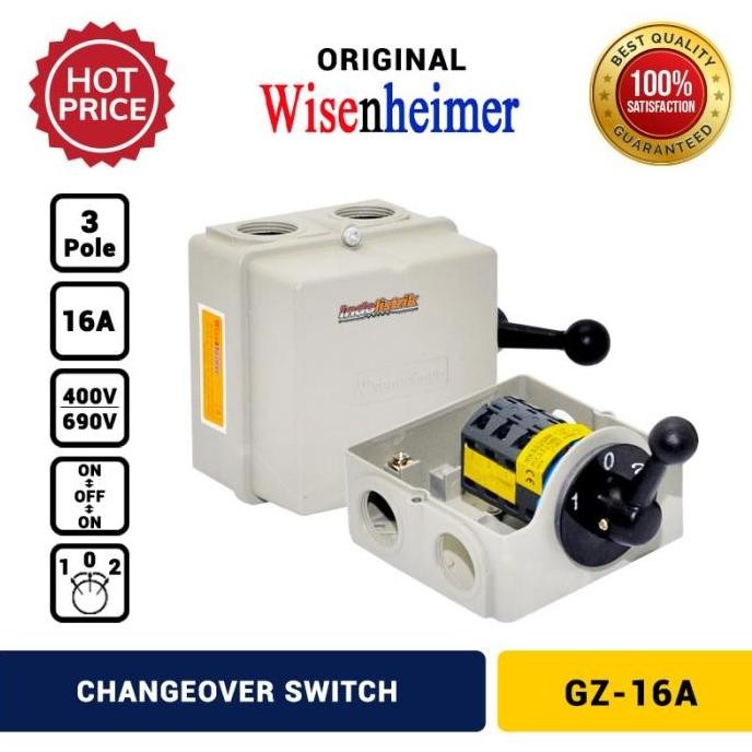 

Terlaris Change Over Switch 4P 16A Wisenheimer Cos Ohm Saklar Genset 16 A Ori
