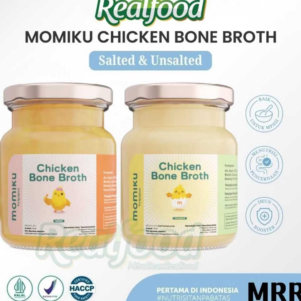 

Realfood Momiku Chien Bone Broth Mpasi Minuman Kaldu Tulang Ayam Mrr