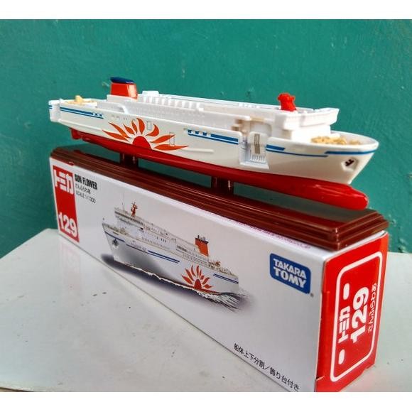 Diecast Miniatur Kapal Pesiar Tomica Long No 129 Sun Flower