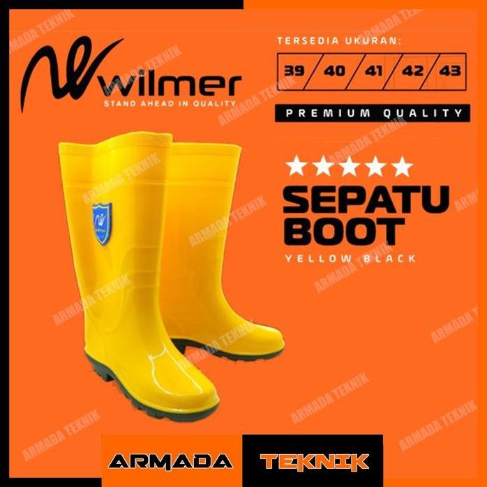 

Terlaris Wilmer Sepatu Boot Karet Kuning Dewasa 40-43