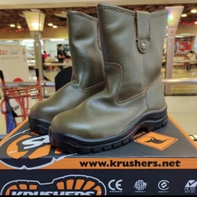 

Terlaris Sepatu Safety Krusher Texas Brown