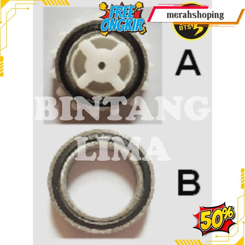 Spare Parts / Onderdil / Suku Cadang Alat Tanam Benih Jagung Bintang Lima - Klaker Bintang Belakang 
