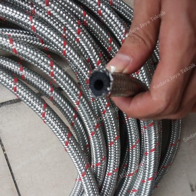 

Terlaris Selang Braided Steel Untuk Solar Fuel Genset Ukuran 8.5Mm