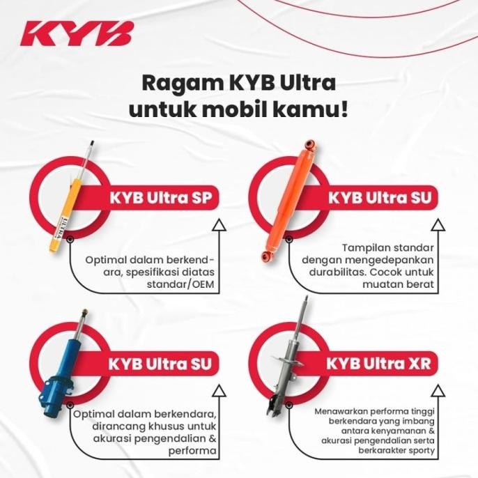 Kayaba / Kyb Ultra Shockbreaker Mobil Agya / Ayla Belakang