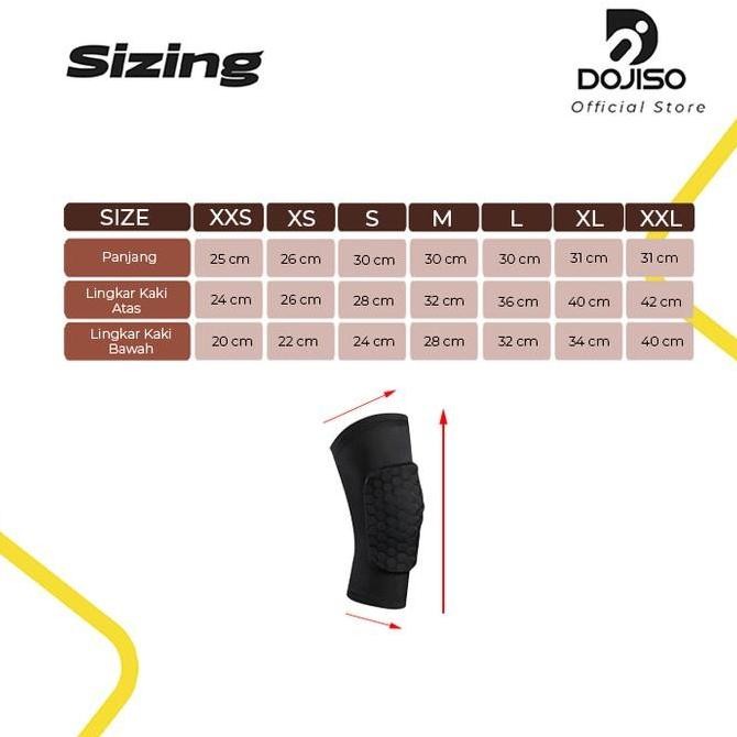 Pelindung Lutut Kaki Anak Pria Wanita Olahraga Basket Bola Futsal Voli Leg Sleeve Pendek Polos Kneep