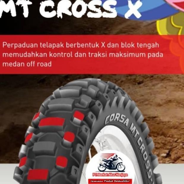 Ban Motor Trail Corsa MT Cross R 110/100 ring 18 tubetype