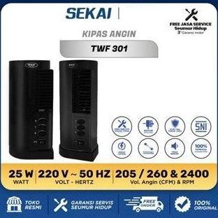 Terlaris Sekai Kipas Angin Meja / Menara Tower Fan Twf 301 Twf301