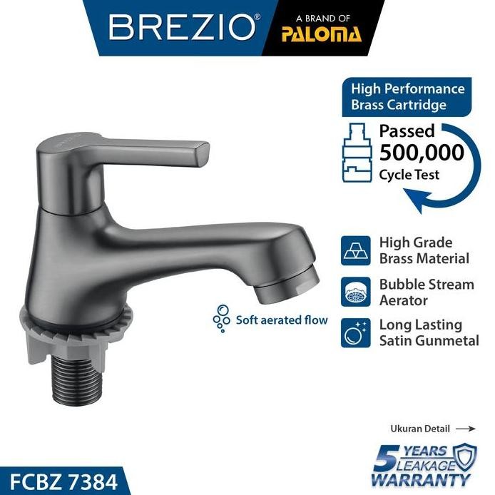

Terlaris Brezio Fcbz 7384 Keran Wastafel Cuci Tangan Meja Basin Sink Kran Air