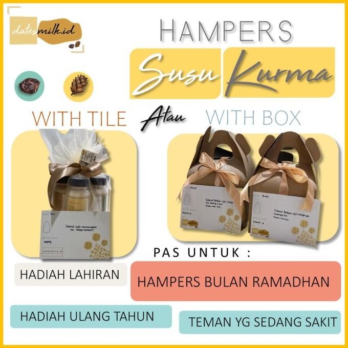 

(Expert) Datesmilk.id Hampers Ramadhan Lebaran Susu Kurma Dates Milk Botol 250 ML Sebagai ASI Immune Booster