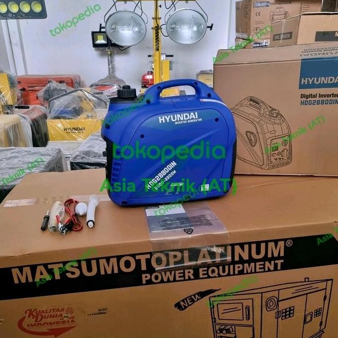 

Terlaris Genset Silent Inverter Hyundai 2000 Watt Hdg2880Din Original