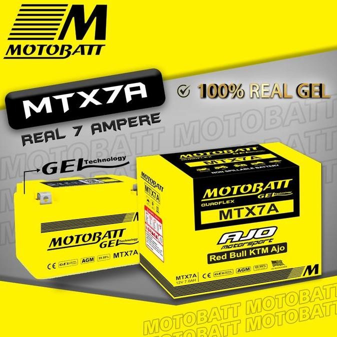 AKI KAWASAKI NINJA 250 KARBU / NINJA 250 FI - MOTOBATT MTX7A - 12V7AH ORIGINAL