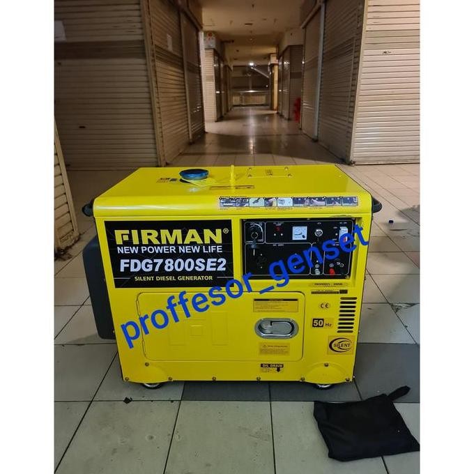 

Terlaris Silent Diesel Genset 5 Kva 5000 Watt 5Kva Firman Fdg 7800 Se2