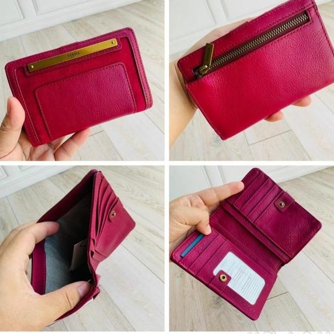 Murah Fossil Liza Multifunction Wallet Leather