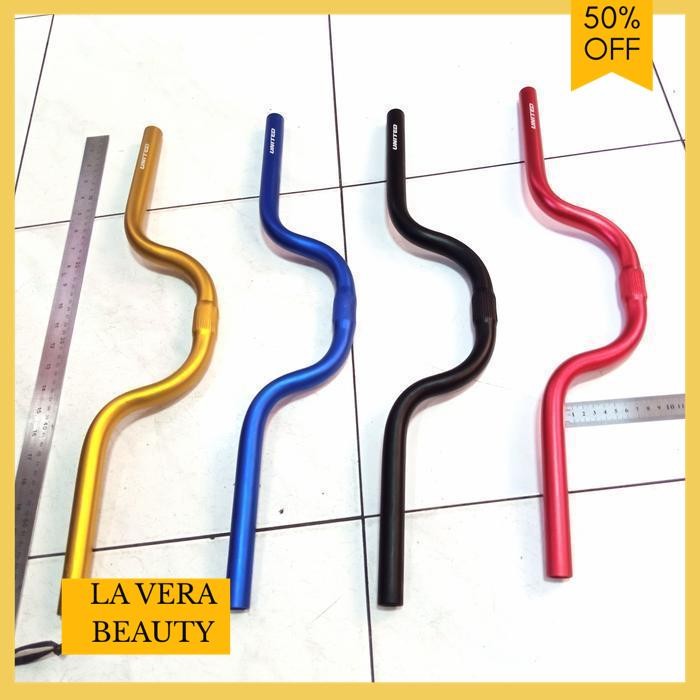 SETANG SEPEDA MINION ALUMUNIUM ALOY TINGGI 9 CM PJ 58 CM STANG MINI OBRAL DISKON