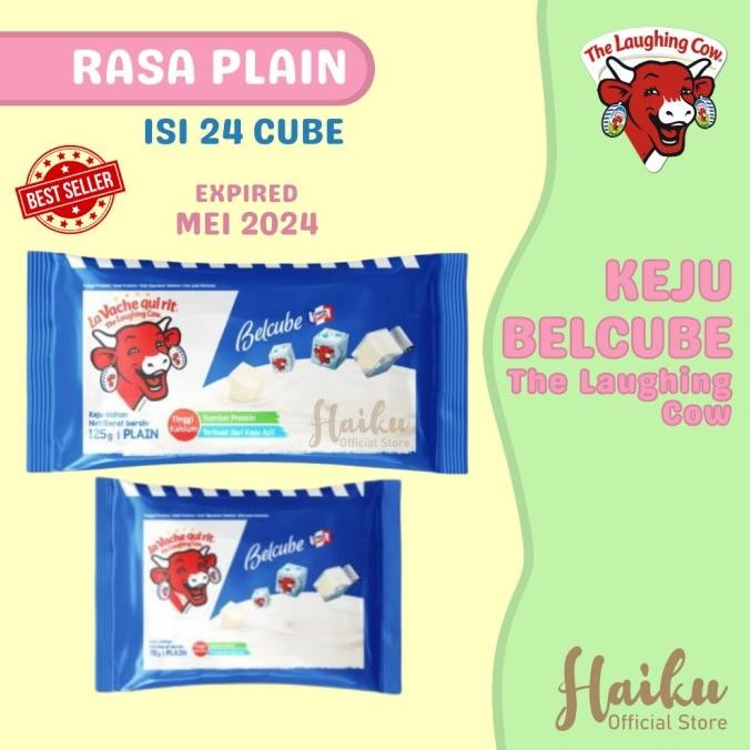 

(Expert) Keju Belcube plain Cheese 125 gr keju mpasi bayi / The Laughing Cow (Belcube bulat)