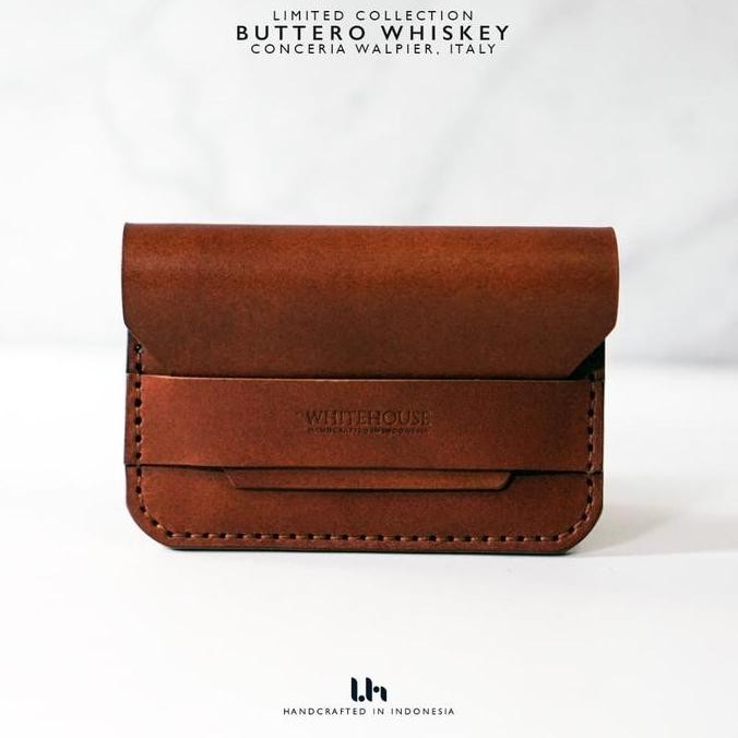 Promo Whitehouse Mini Wallet I - Conceria Walpier - Buttero Whiskey