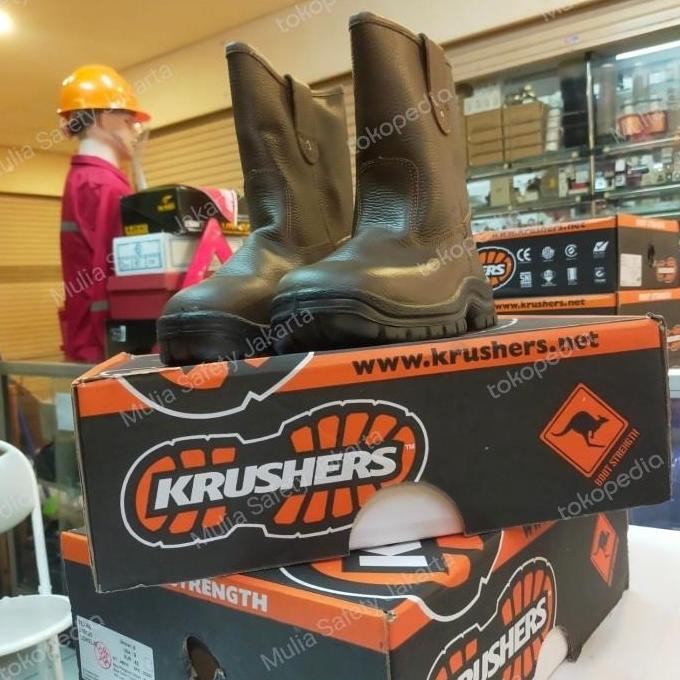 

Terlaris Sepatu Safety Crusher Texas Brown Original