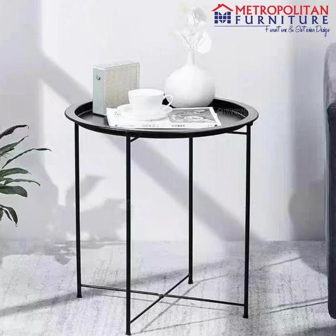 

Terlaris Meja Kopi Minimalis Meja Tamu Kecil Sudut Bulat Besi Anti Karat Furniture