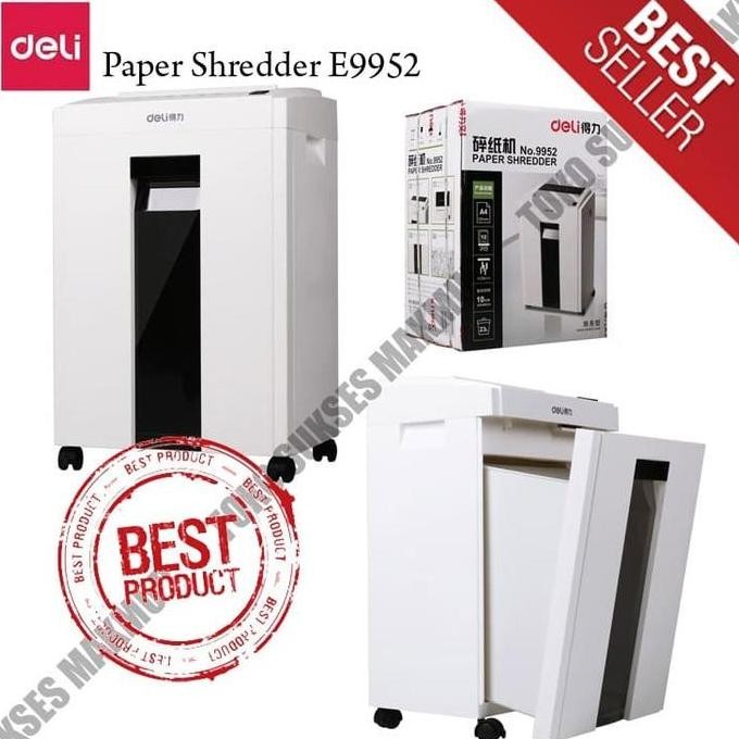 ready  Penghancur Kertas DELI E9952 - Paper Shredder DELI E9952