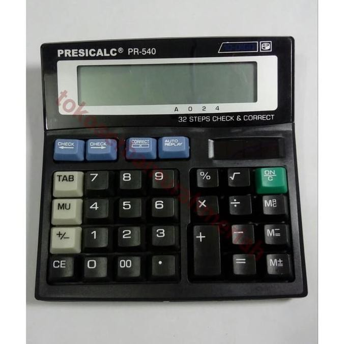 

restock KALKULATOR CALCULATOR PRESICALC PR-540 bukan CASIO bukan CITIZEN.