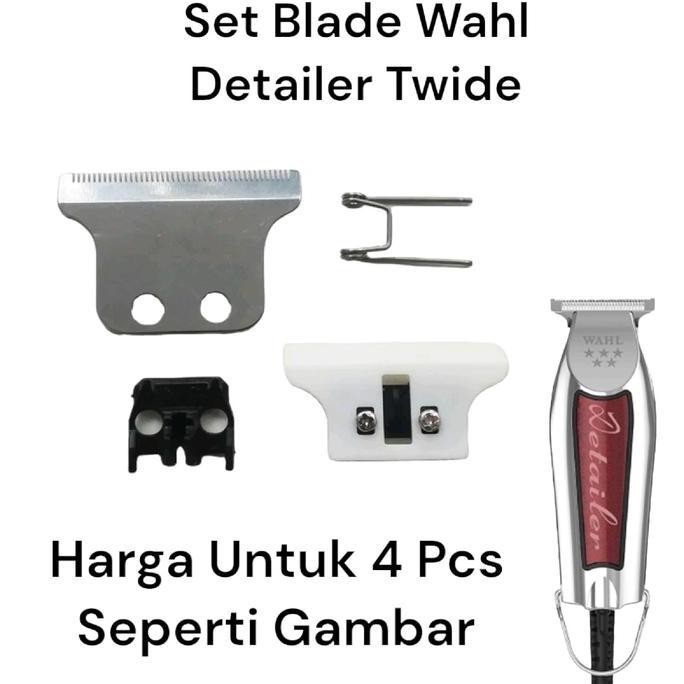 Terlaris Mata Pisau Set Blade Wahl Detailer Pisau Cadangan Trimmer Mesin Cukur Rambut Gunting Kumis