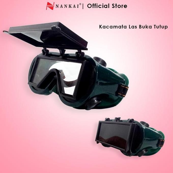 

Terlaris Kacamata Safety Las Buka Tutup Hitam Nankai