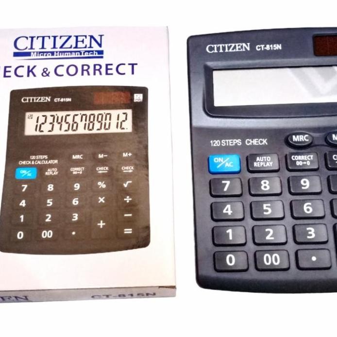 

restock Kalkulator Citizen CT-815N Calculator 12 Digit 2 Power CT815N