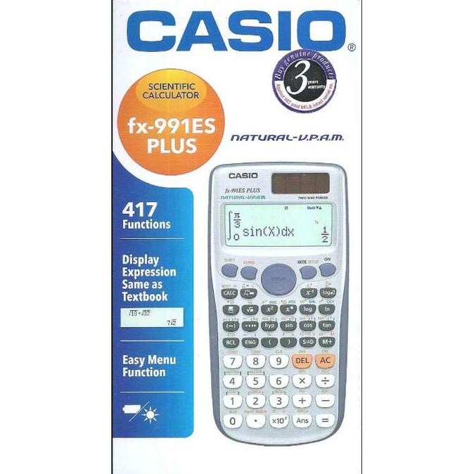 

restock KALKULATOR/ CALCULATOR SCIENTIFIC CASIO FX-991ES PLUS