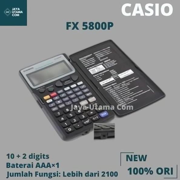 

restock Kalkulator CASIO FX-5800P - Scientific Calculator/Ilmiah/Sekolah