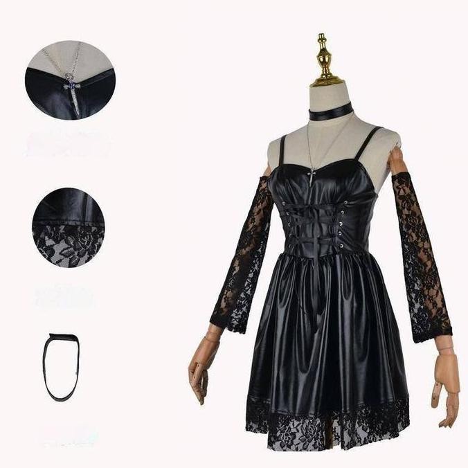new  WetroseDEATH NOTE Amane Misa MisaMisa Anime Game Costume Cosplay Set Wanita Kostum