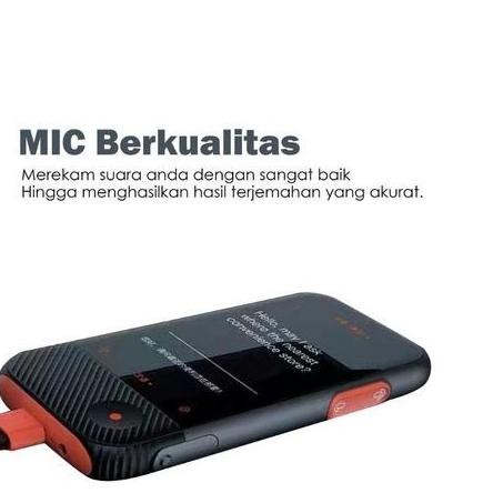 restock TRANSLATOR 55 BAHASA Translate Device ALAT PENERJEMAH SMART VOICE