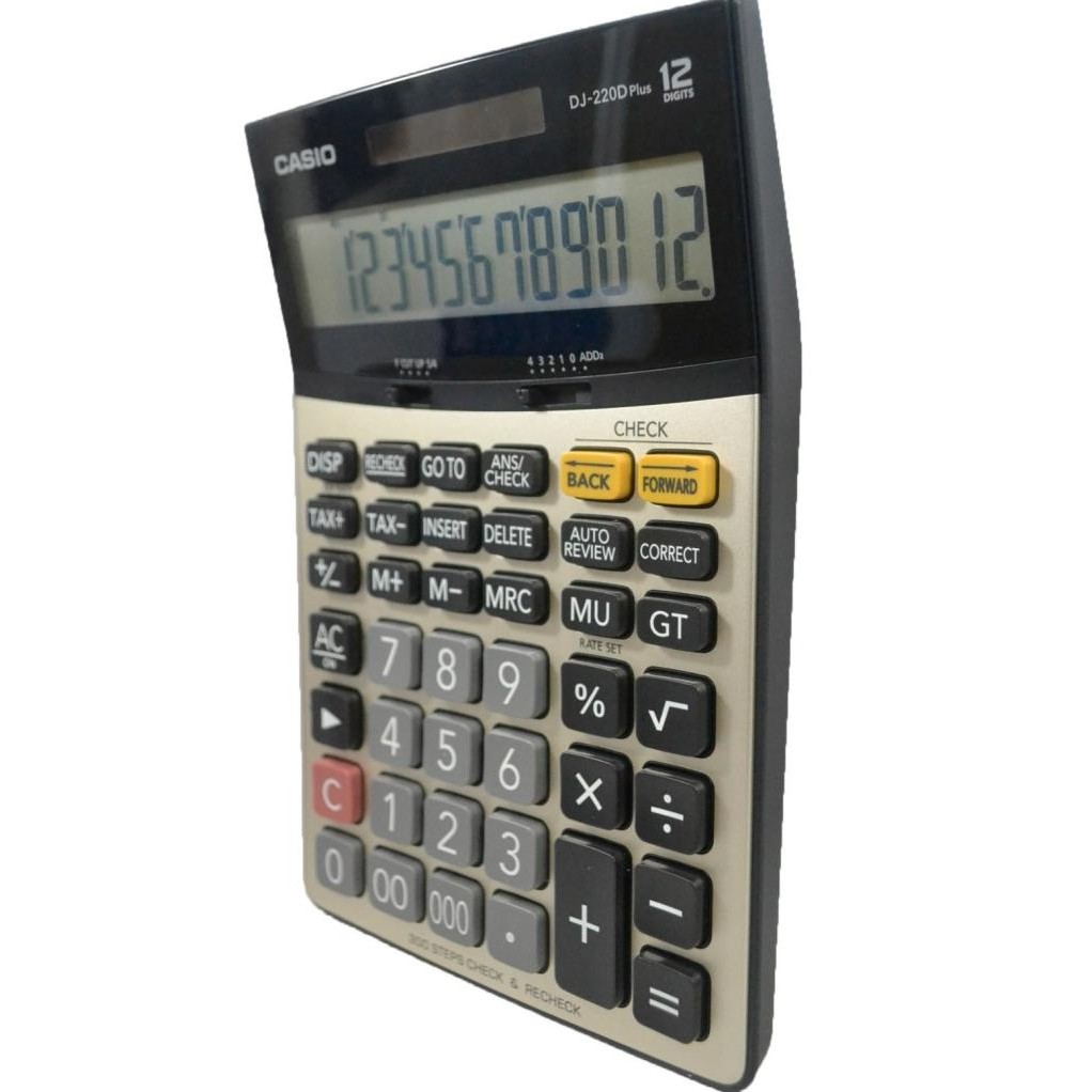 

restock Kalkulator Casio DJ-220D Plus Calculator 12 Digit Original