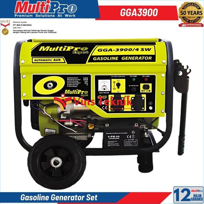 

Terlaris Mesin Genset Gga3900/4Sw Multipro Gasoline Generator Set Gga 3900