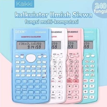 

restock Kalkulator Scientific 82MS 350MS Calculator Sin Cos Tan 240+ fungsi