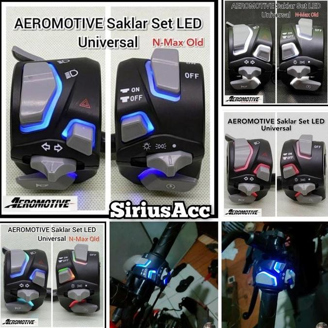 Saklar LED Vietnam Original Aeromotive Set PNP Nmax Old Universal